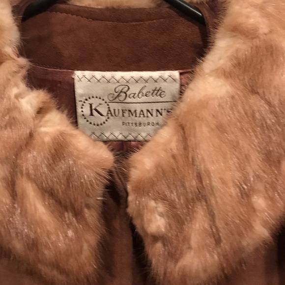 Vintage suede coat - Picture 2 of 3